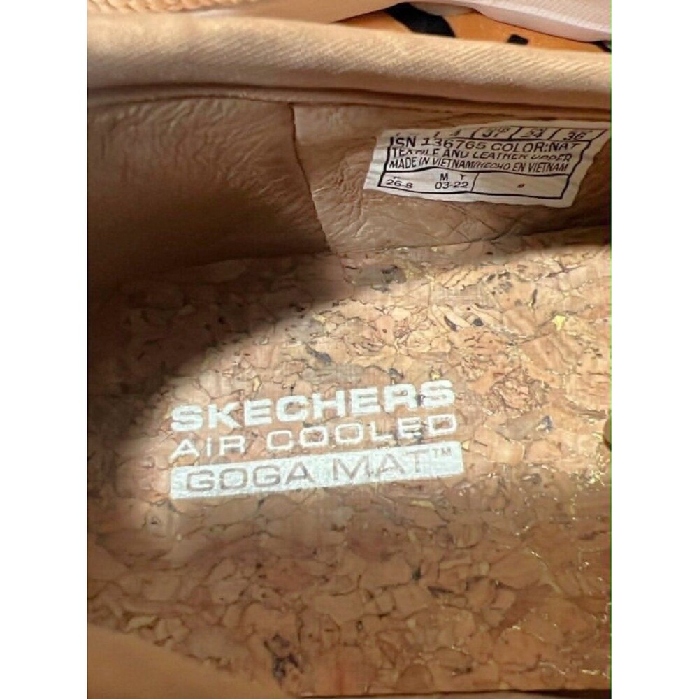 Skechers 136765 Natural Woven Leather Boat Shoes – Women’s 7 - Picture 7 of 9